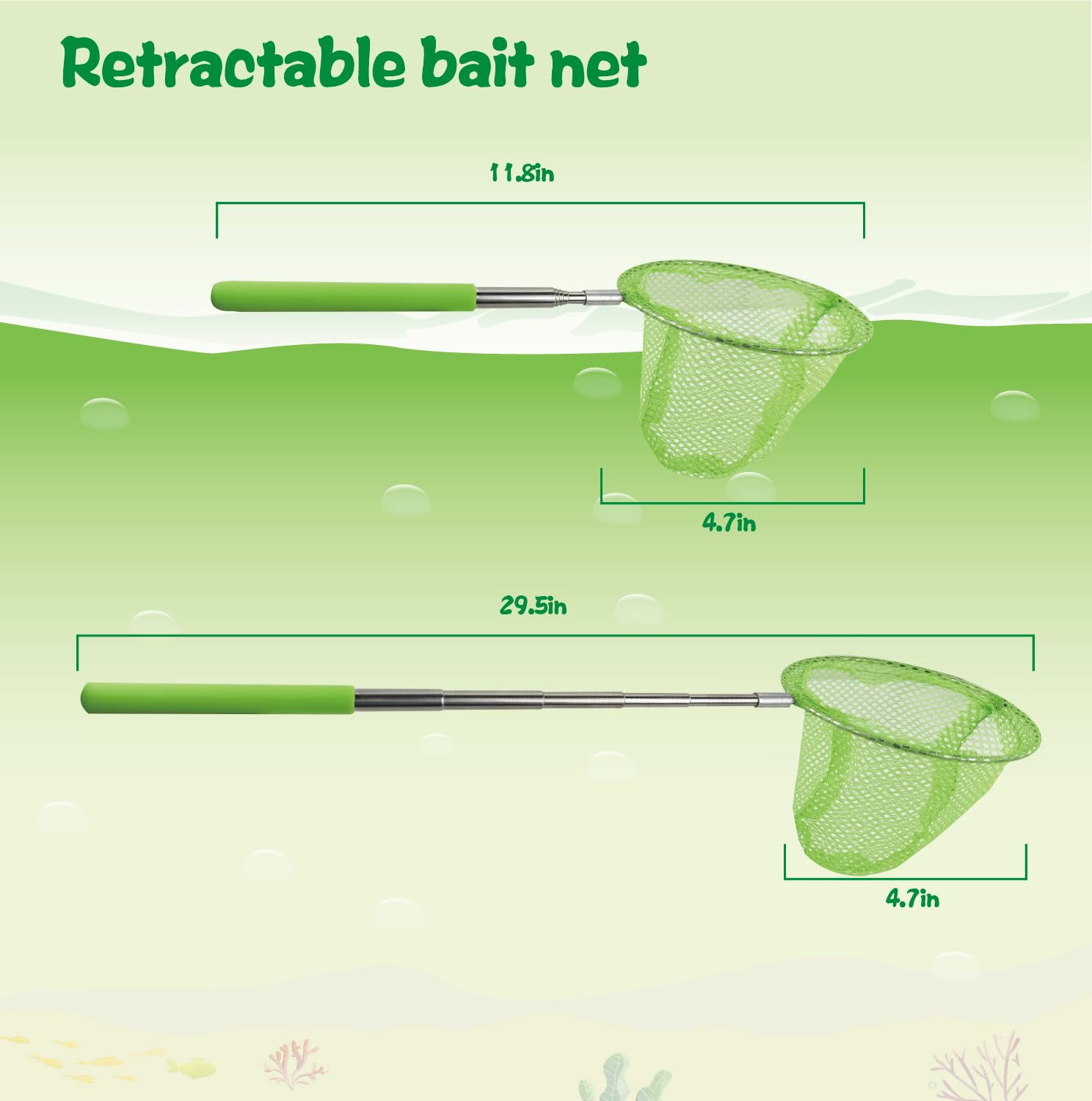 Collapsible, portable fishing pole with carry bag