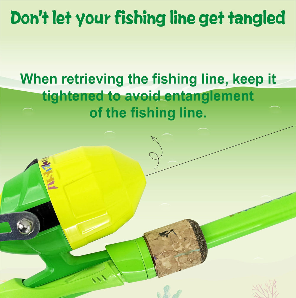 Beginner-friendly casting with the 1.5m rod