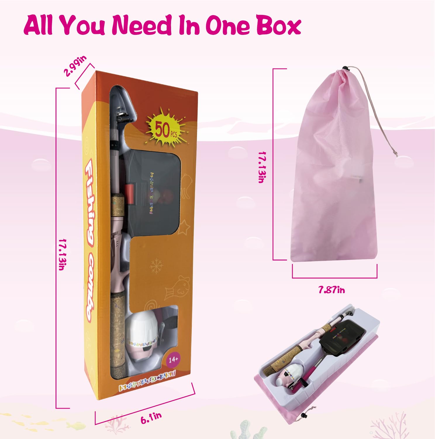 shudarocast tackle box with lures and hooks emphasizing all-in-one setup