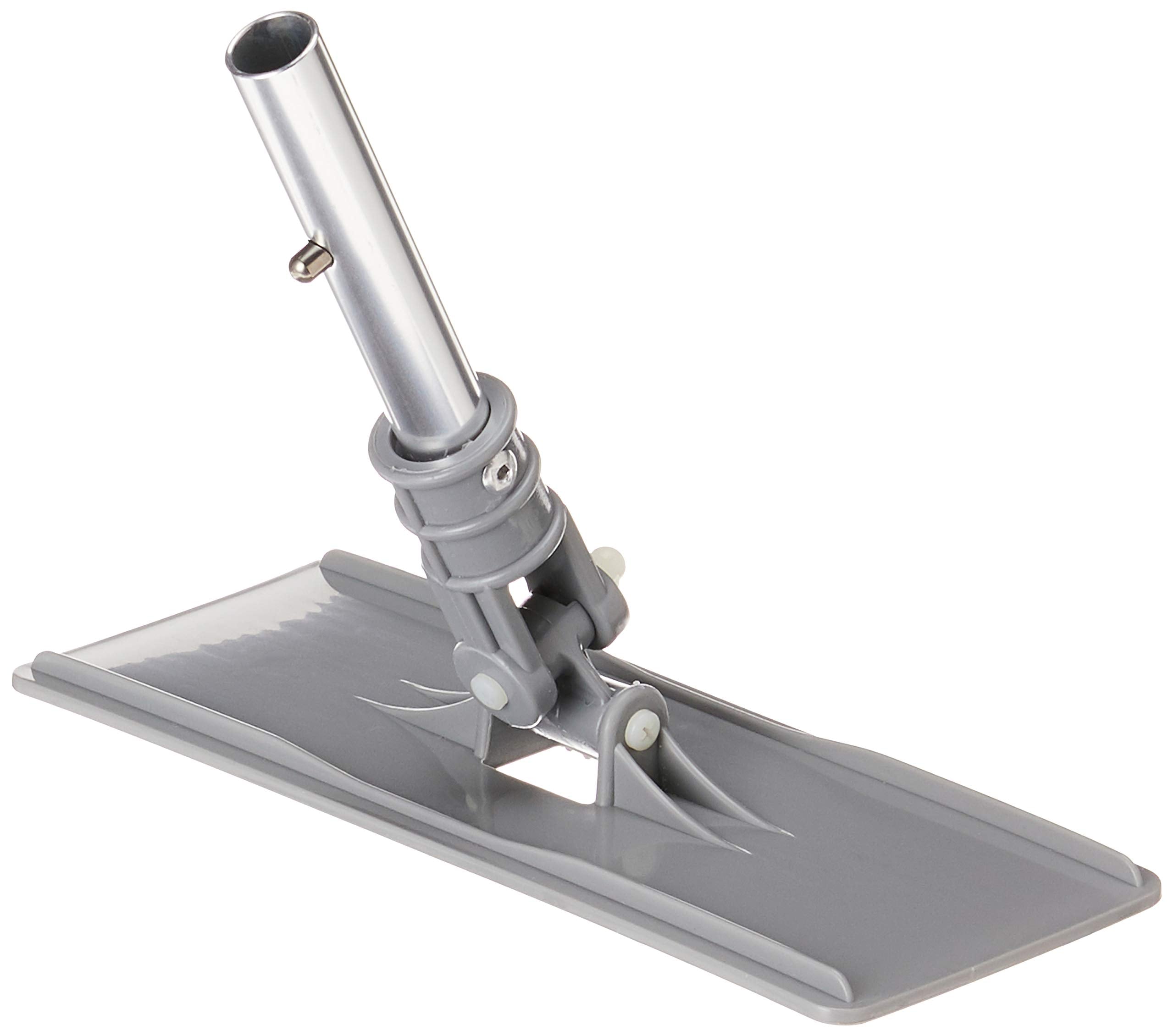 Shurhold swivel pad base demonstrates handle compatibility for universal pad use.