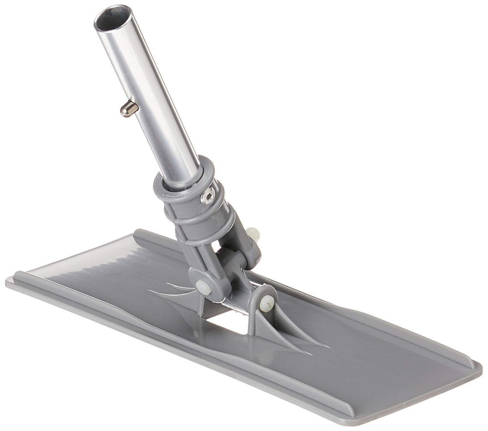 Shurhold swivel pad base demonstrates handle compatibility for universal pad use.