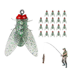 SHZONS Bionicc fly bait with bright colors boosts visibility in water