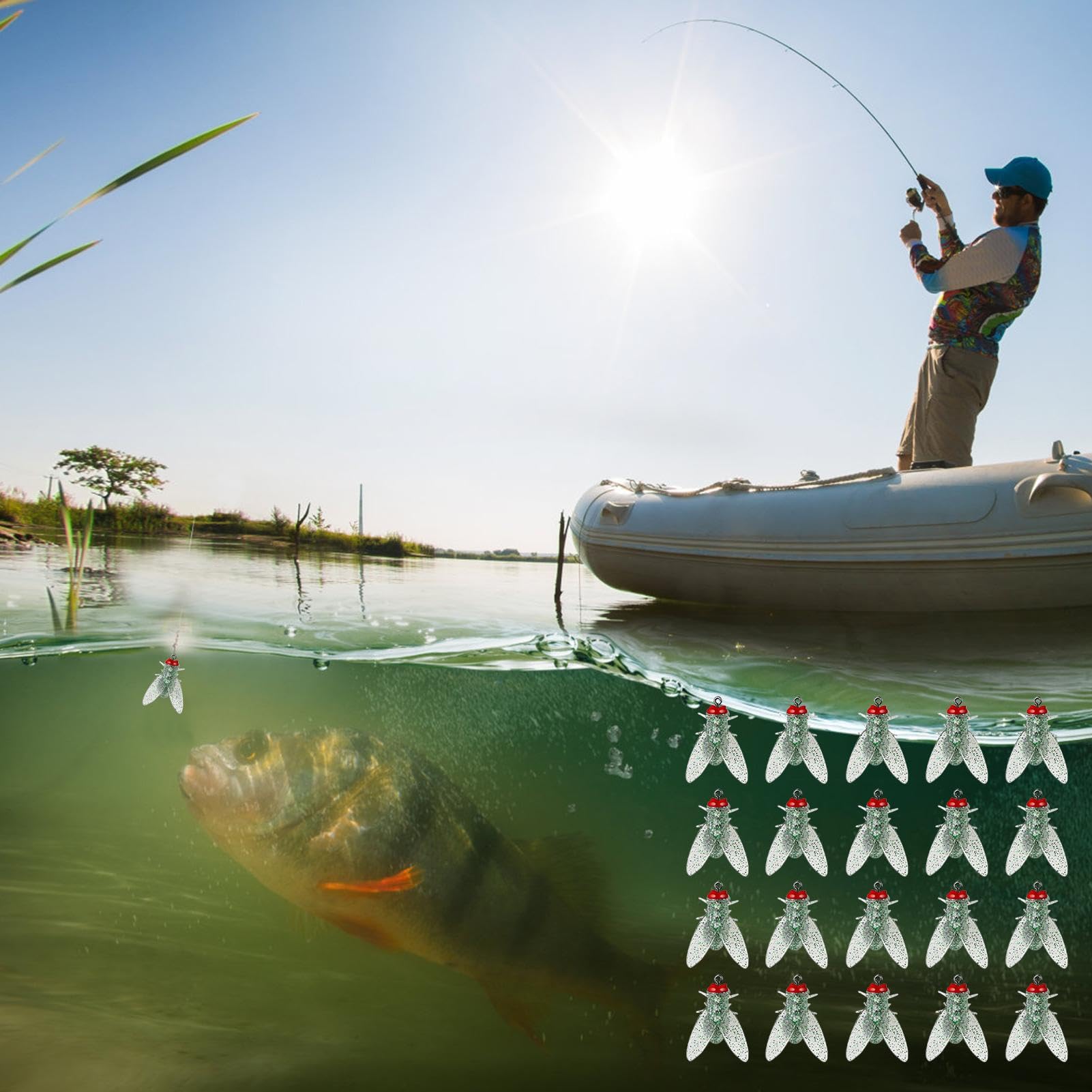 SHZONS Handheld bait presentation enables easy handling