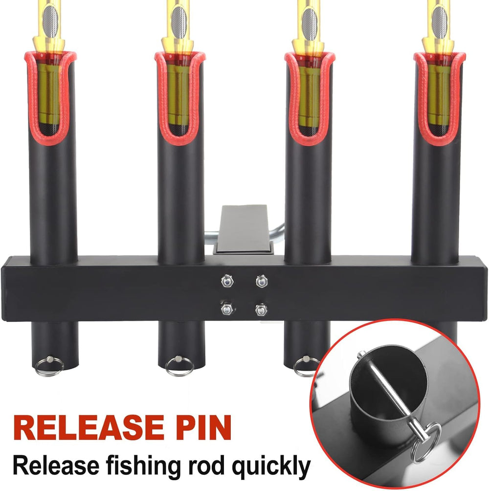 Sidasu quick-lock pin system enabling tool-free installation and rod security.