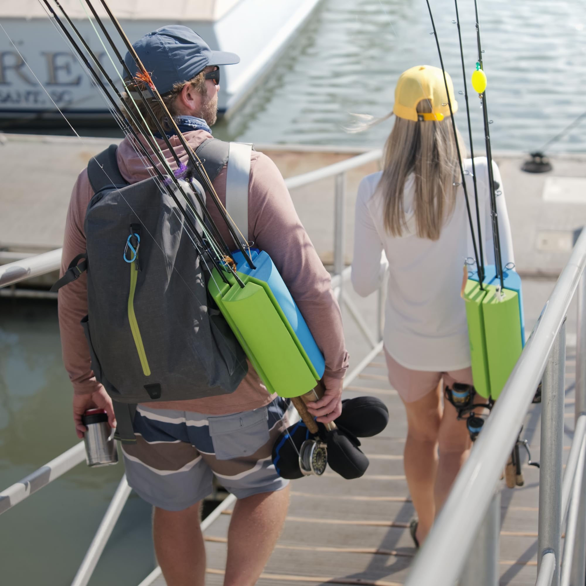 SideSling floatable tube helps keep rods afloat if dropped