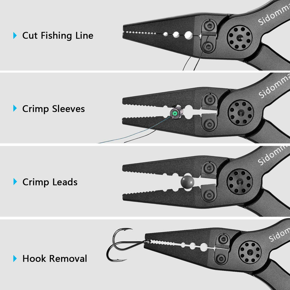 Pliers with sheath and lanyard attached