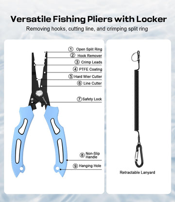 Sidomma Pro fish lip gripper enables safe handling after a catch.