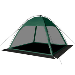 Siebwin screen-tent 10x10 front view showing spacious bug-free gathering space