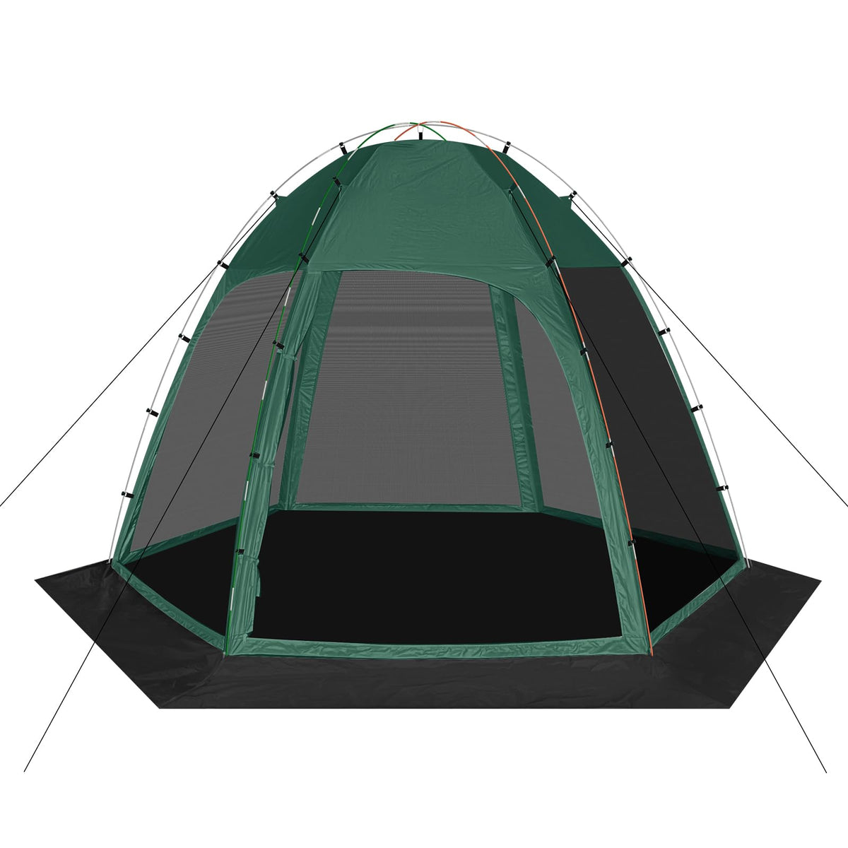 Siebwin screen tent with 360-ventilation mesh for a breezy, mosquito-free outdoor space.
