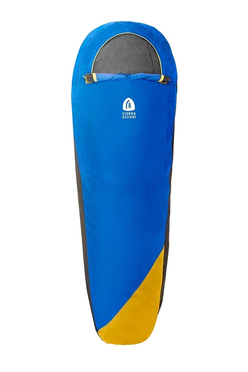 Sierra Designs Backcountry Bivy on a mountain camping scene for versatile shelter