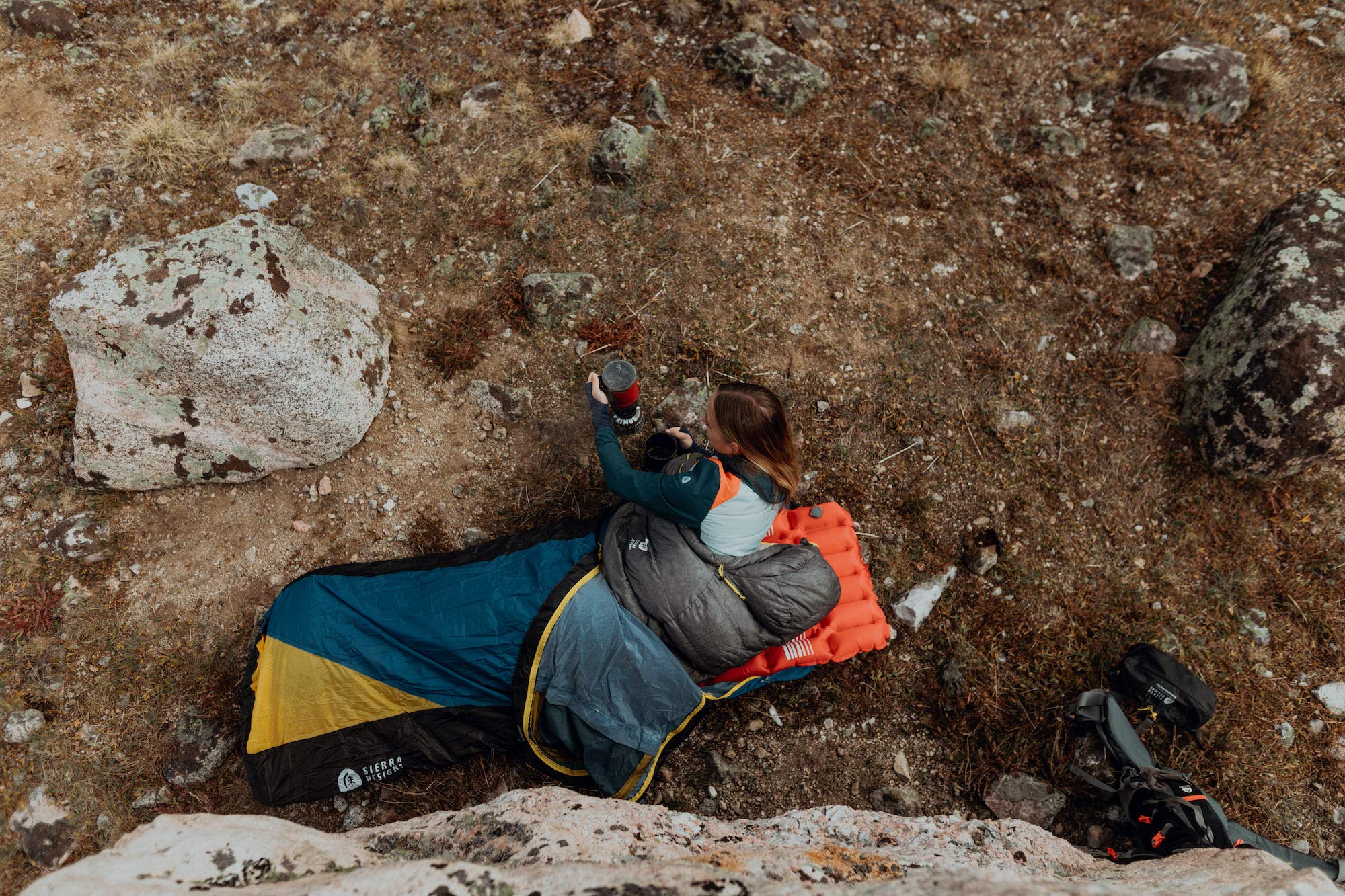 Sierra Designs Backcountry Bivy side-profile highlighting low-bulk silhouette