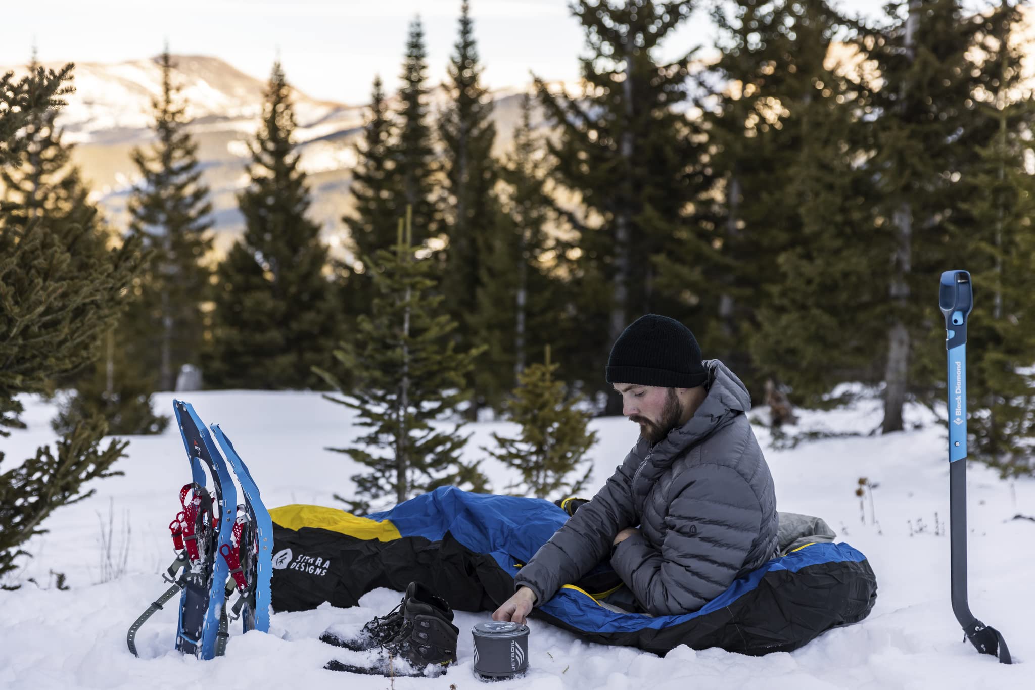 Sierra Designs Backcountry Bivy waterproof-top fabric protecting gear during rain