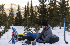Sierra Designs Backcountry Bivy waterproof-top fabric protecting gear during rain
