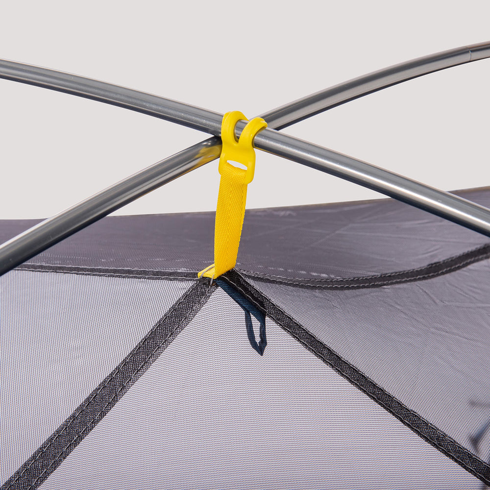 Sierra Designs Full Moon easy-setup 2-pole design speeds pitching