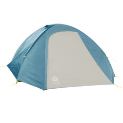 Sierra Designs Full Moon side view highlights two doors for easy entry