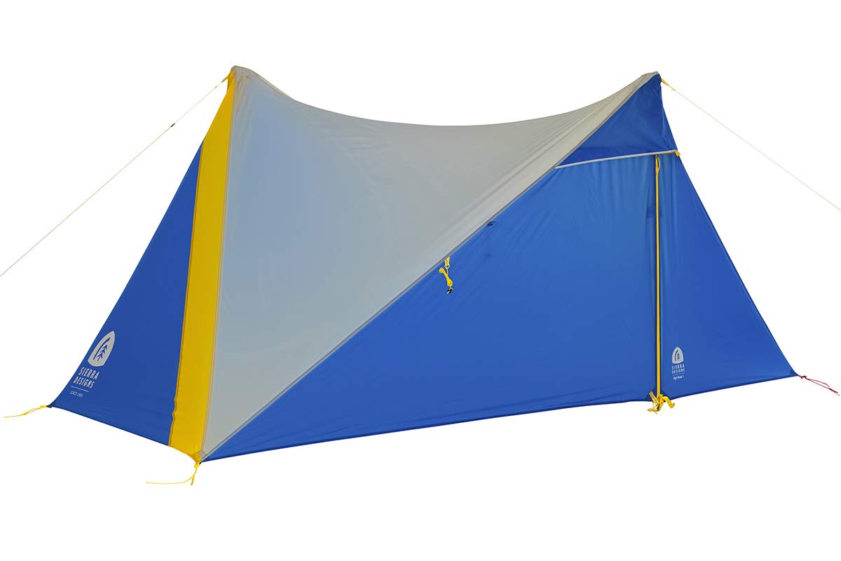 Sierra Designs High Route 1P trekking pole frame uses lightweight poles.
