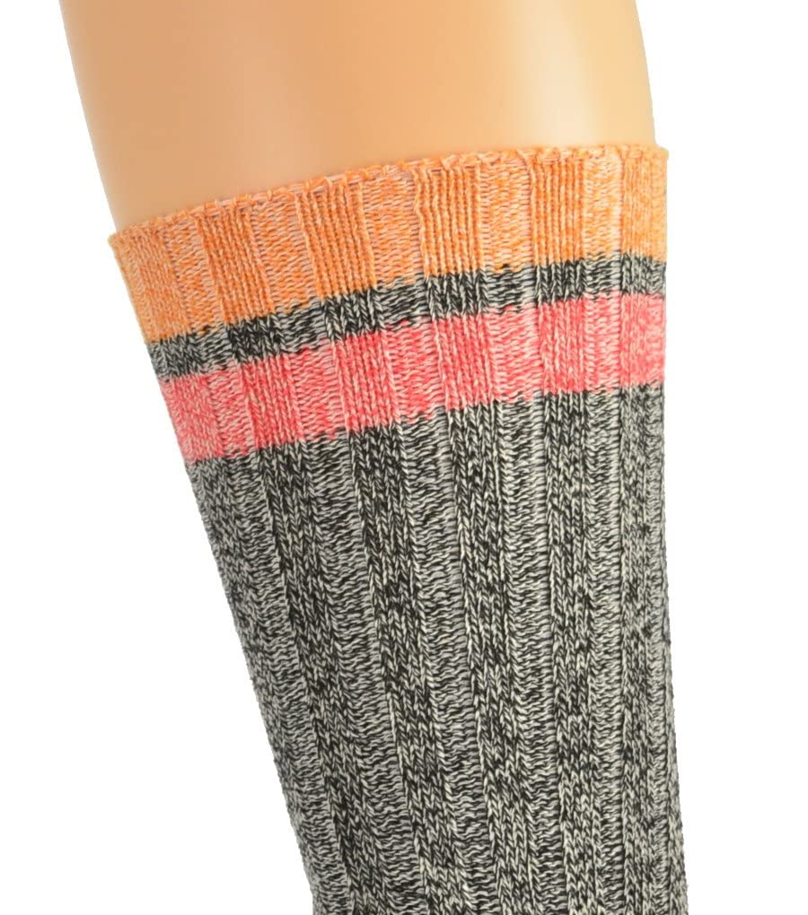 Sierra Socks mid-weight crew on foot with boot-ready fit for all-day comfort