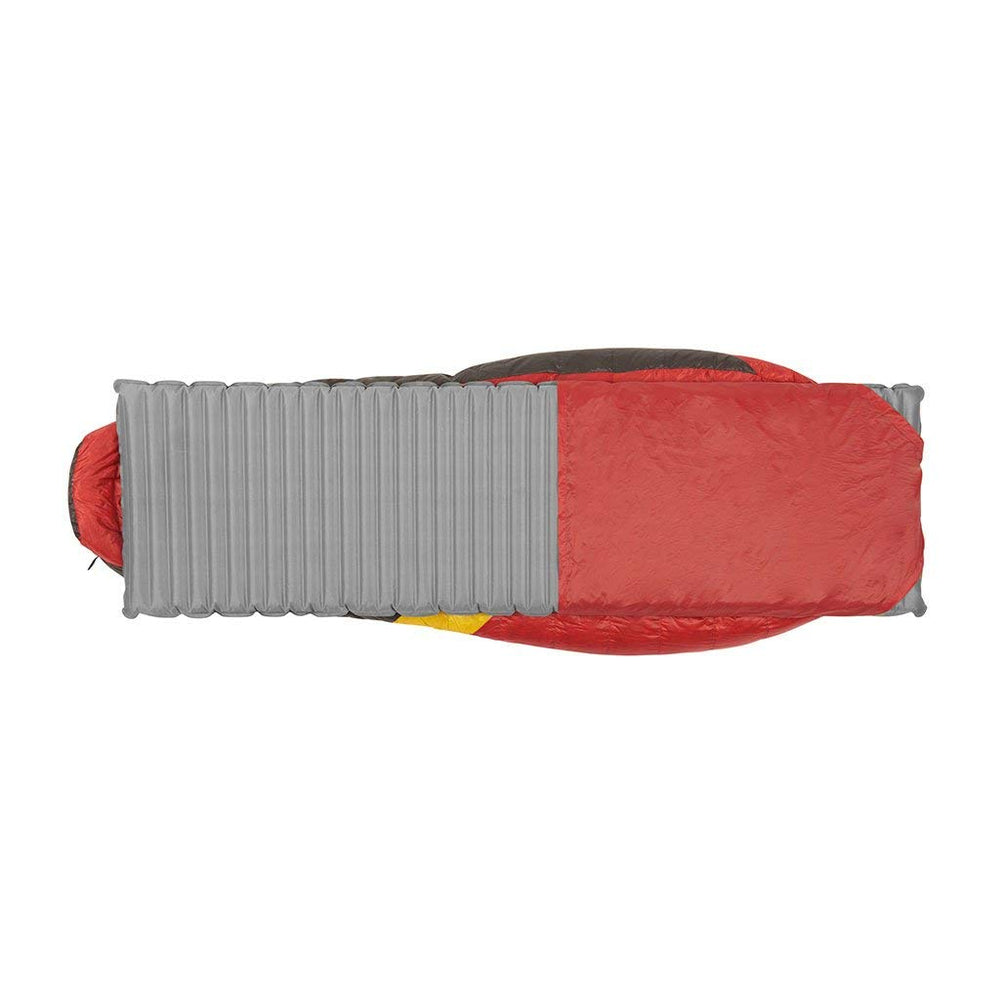 Sierra Designs Cloud 20 Degree DriDown sleeping bag, long size for extra height and space.