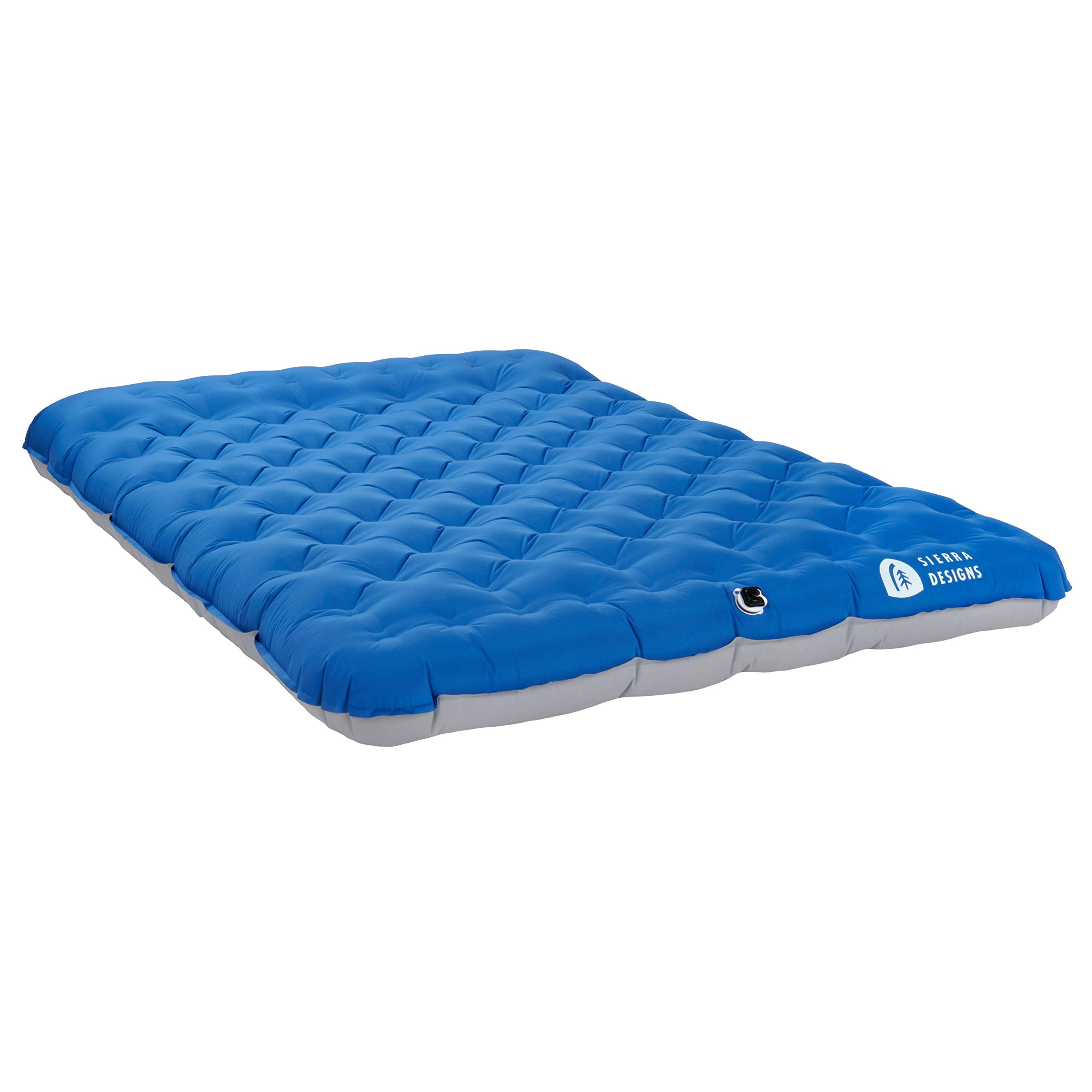 Sierra Designs Queen Campaign Air Mattress inflates quickly for car camping.