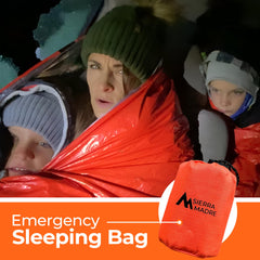 Sierra Madre Emergency Sleeping Bag waterproof, windproof protection outdoors.