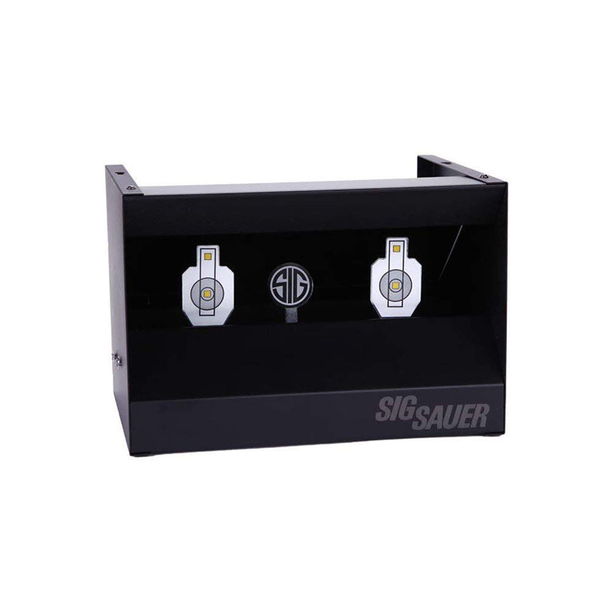 Sig Sauer Dual Shooting Gallery left target with durable all-metal frame for consistent practice.