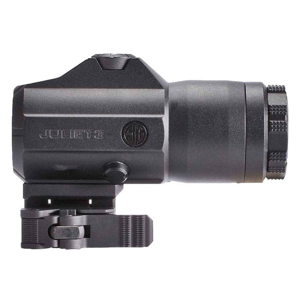 Sig Sauer Juliet3 dielectric-coated prism provides brighter, clearer aiming in bright light.