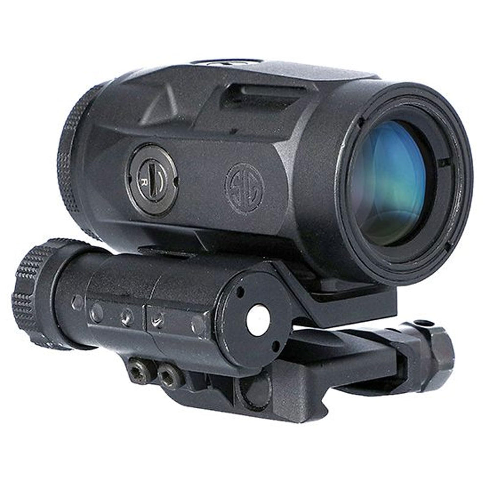 SIG SAUER Juliet3-Micro with 90-degree push-button mount for rapid engagement.
