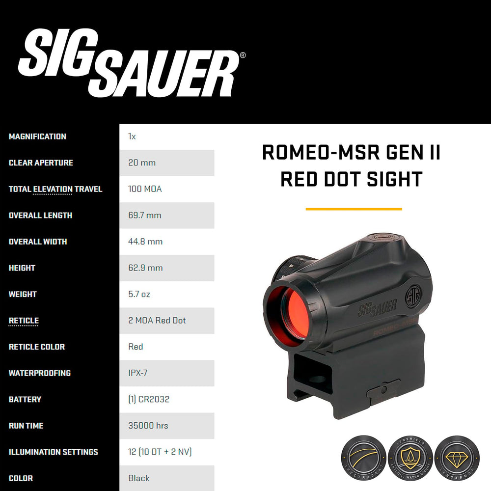 SIG SAUER Juliet3 Micro Magnifier flip-to-side mount enables quick transitions.