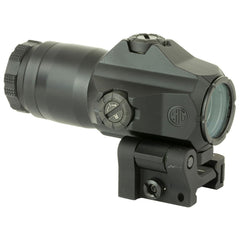Sig Sauer Juliet3 PowerCam QR mount captured in close-up for rapid deployment.