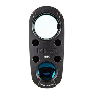 Sig Sauer KILO5K OLED segmented display showing range and wind holds.
