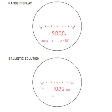 Sig Sauer KILO5K target modes XR and Fog enable versatile shot planning.