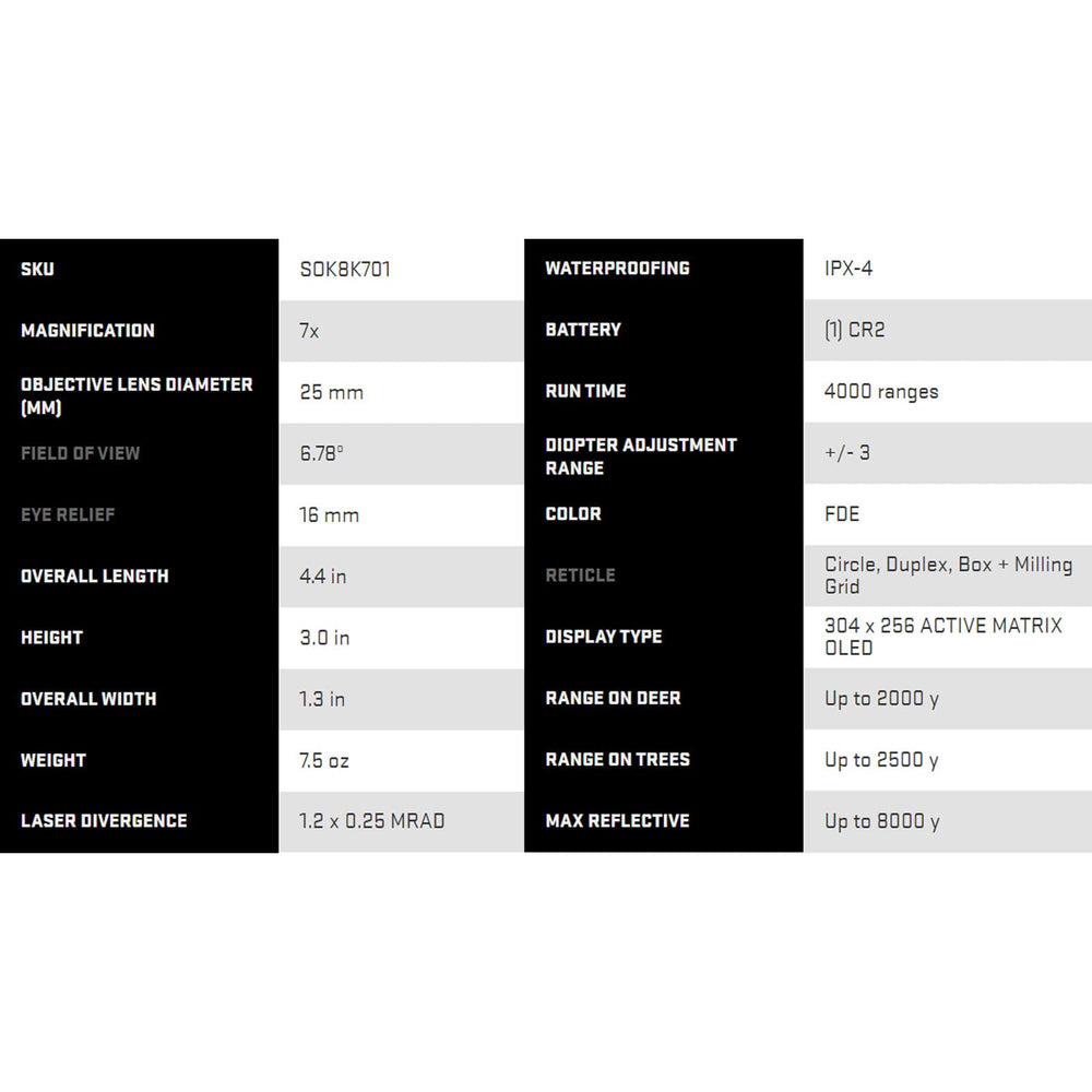 Sig Sauer KILO8K-ABS Bluetooth connection for BDX ecosystem and improved workflow.