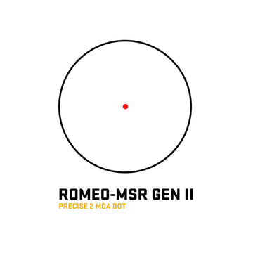 SIG SAUER Romeo-MSR Gen II brightness settings optimize lighting.