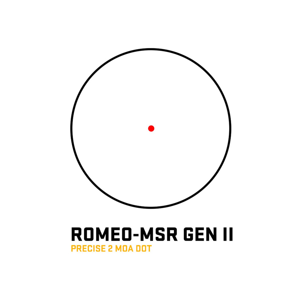 SIG SAUER Romeo-MSR Gen II brightness settings optimize lighting.