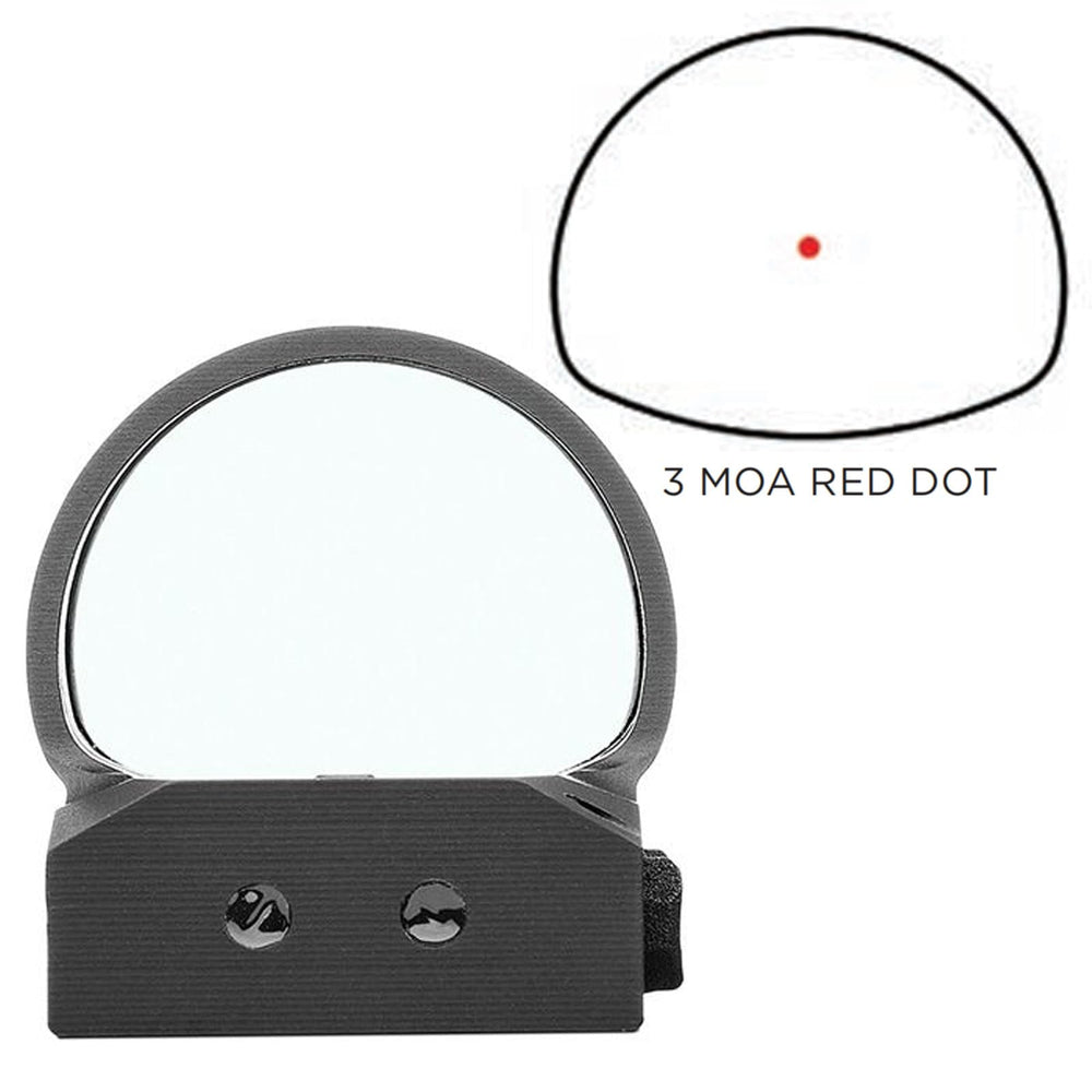 30mm lens on ROMEO3MAX provides wide field of view