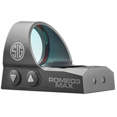 3 MOA red dot reticle with adjustable brightness for day and night use