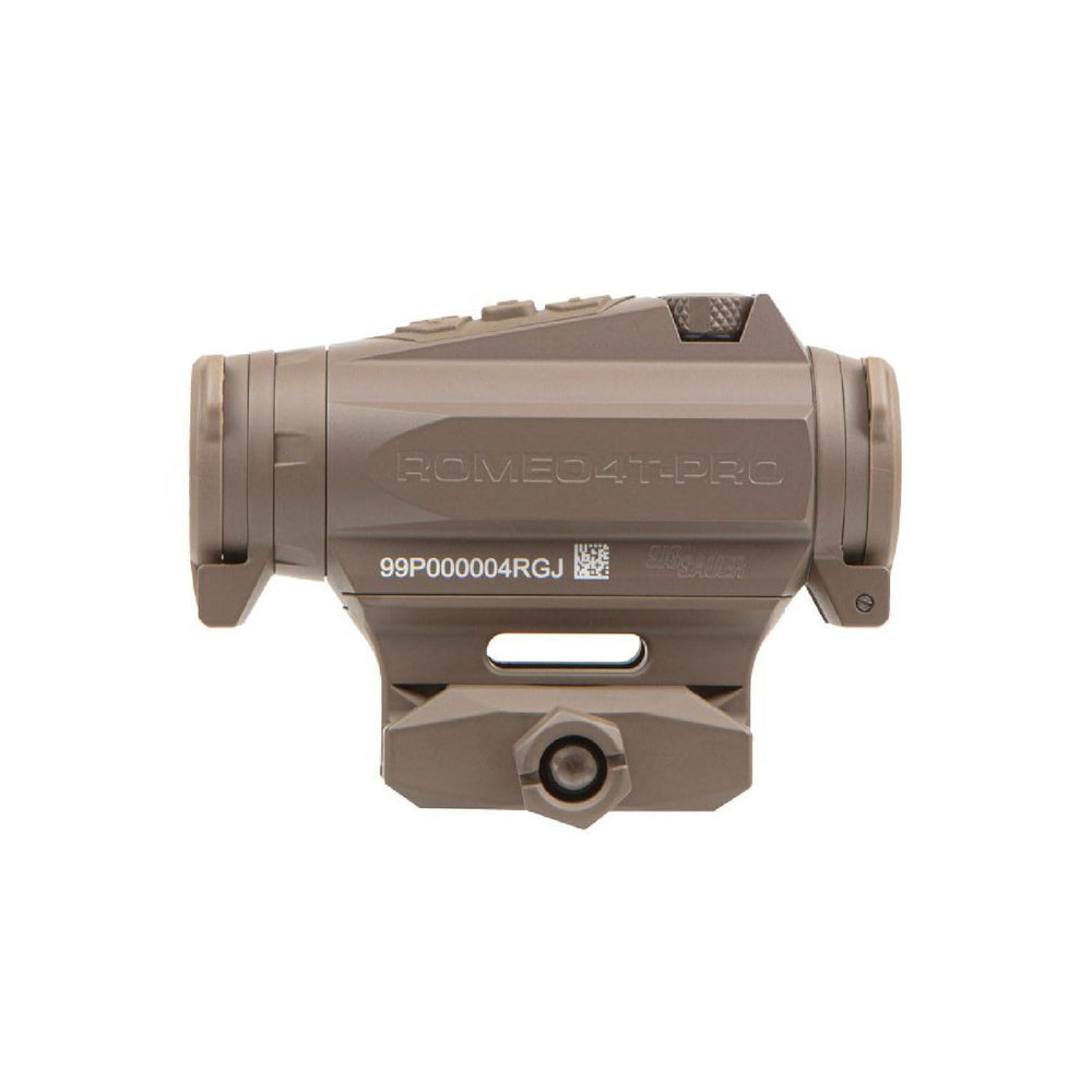 Sig Sauer ROMEO4T-PRO solar panel supports extended field use.