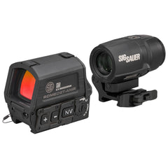Sig Sauer ROMEO8T-AMR 1x40mm red dot sight enables rapid target acquisition in variable light.