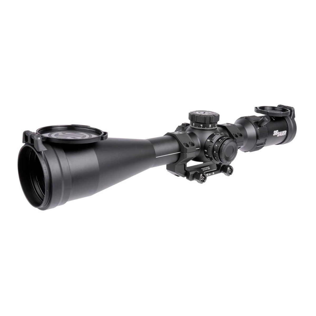 SIG SAUER Tango-MSR scope close-up, showcasing precision build for reliable long-range targeting.