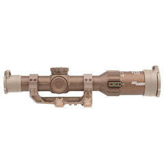Sig Sauer Tango6T 1-6x magnification enables close-quarter and mid-range shots.