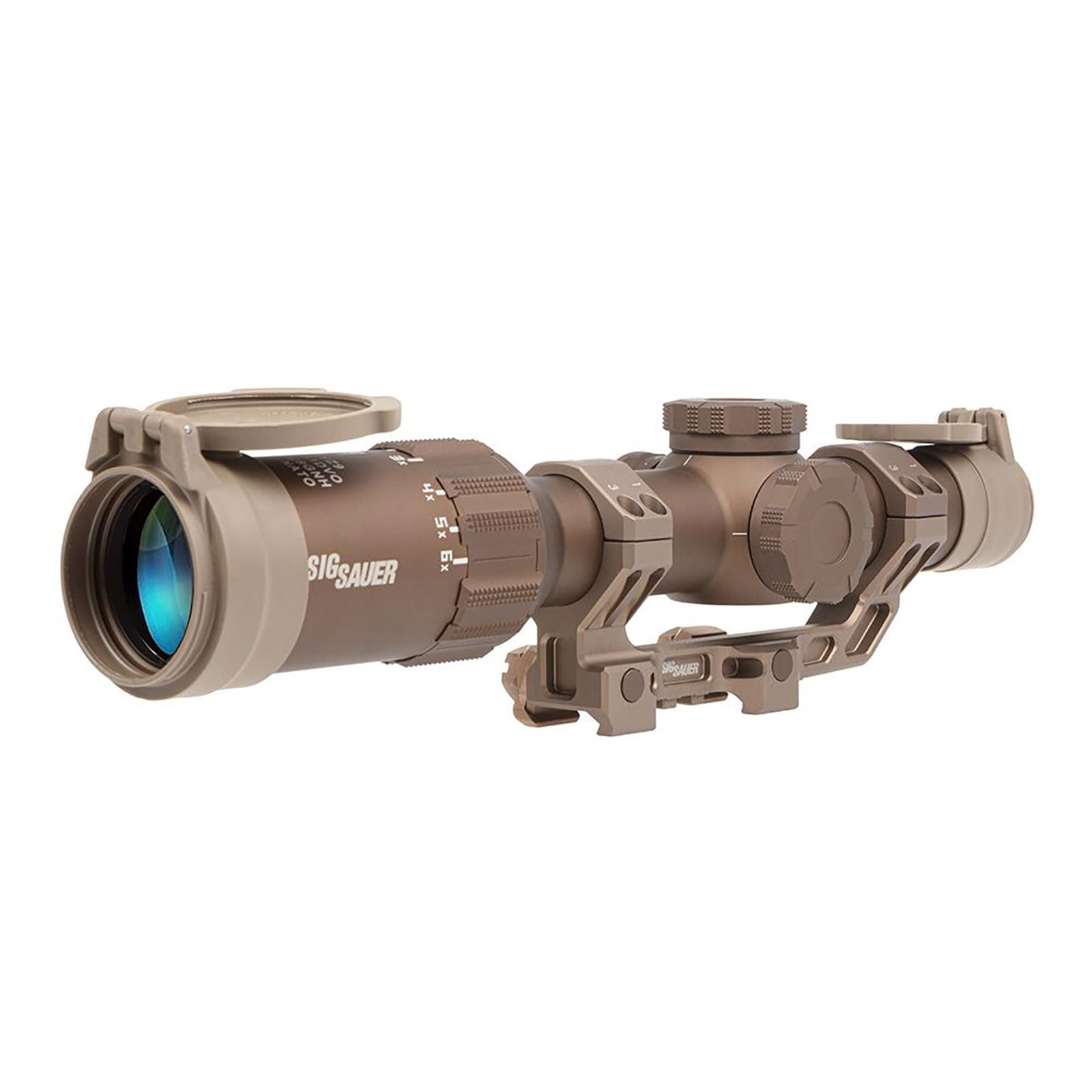 Sig Sauer Tango6T scope body demonstrates rugged durability for field reliability.