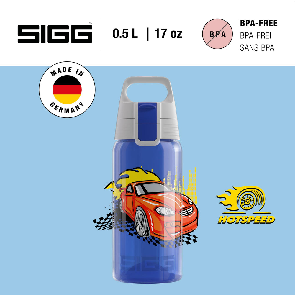 Sigg Viva One bottle with leak-proof design for carbonated drinks.