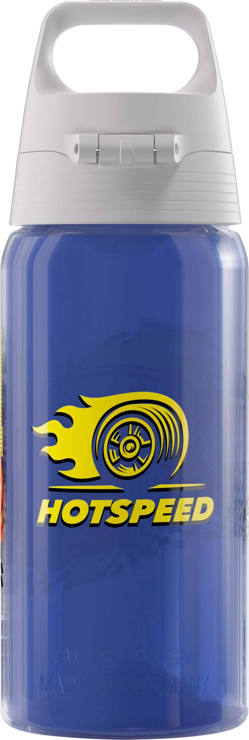 Sigg Viva One bottle, German-made design for durability.