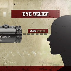 Sightmark T-3 magnifier delivers 3x magnification for extended target range.