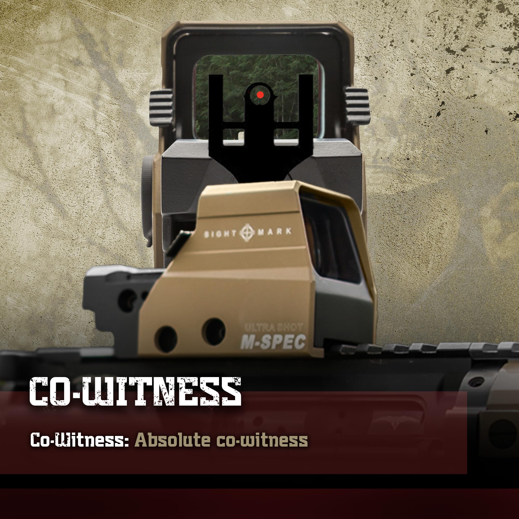 Sightmark M-Spec reflex sight night vision compatibility supports low-light scenarios