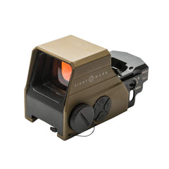 Sightmark Ultra Shot M-Spec FMS reflex sight angled view highlights fast target acquisition