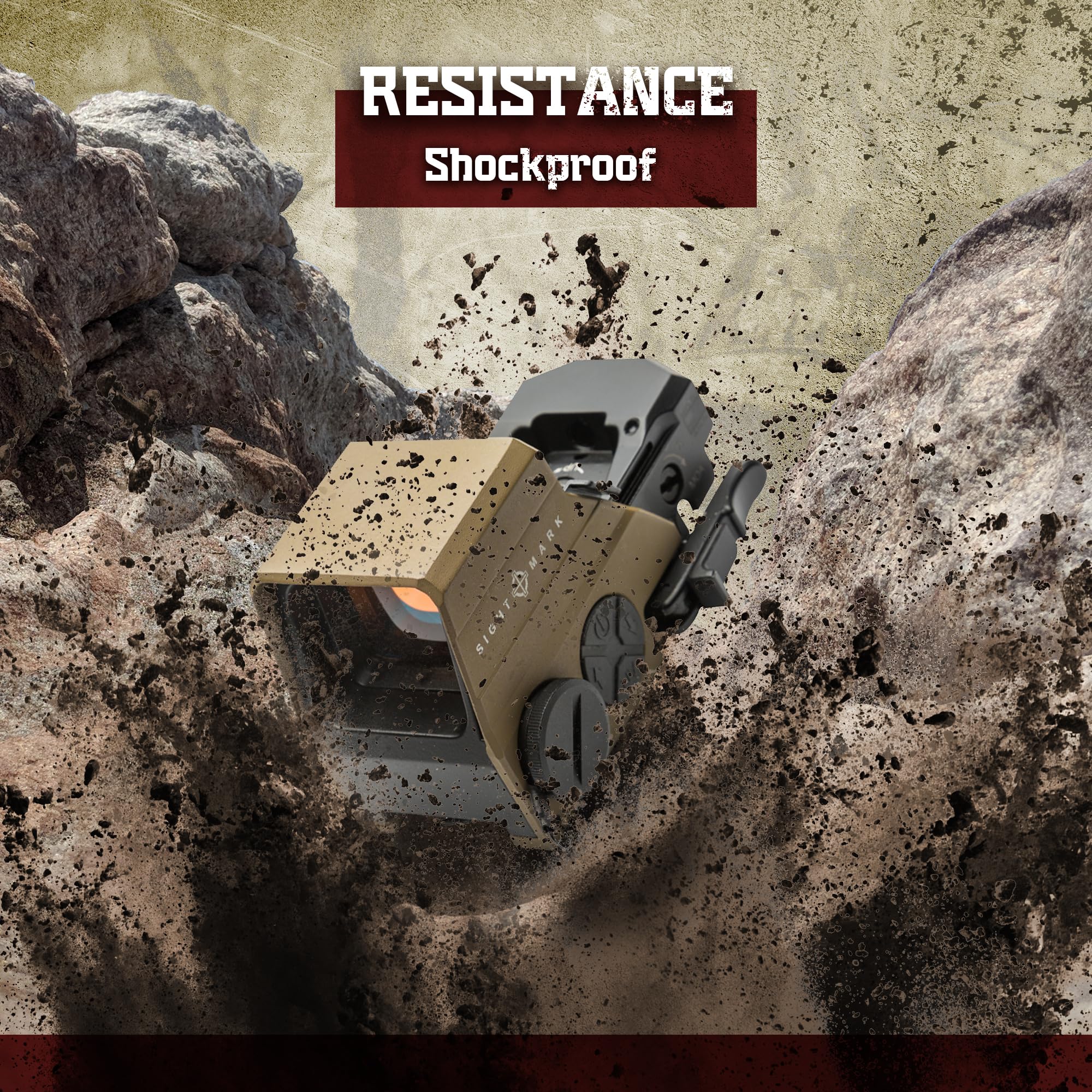 Sightmark Ultra Shot M-Spec LQD locking QD mount enables fast, secure attachment.