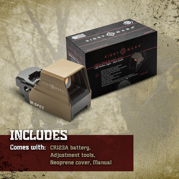 Sightmark Ultra Shot M-Spec LQD parallax-free system keeps the reticle aligned during head movement.