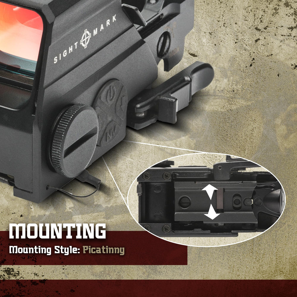 Sightmark Ultra Shot M-Spec Pro LQD protective shield reduces glare and protects optics.