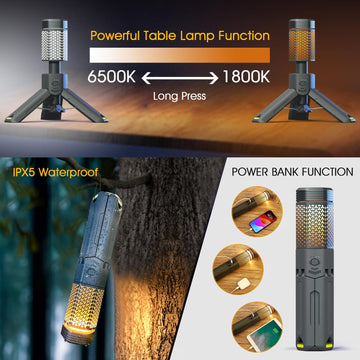 Siibbea camping lights with IPX7 waterproof durability for rain and splashes